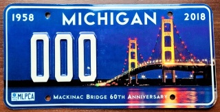 Michigan - tablica z USA