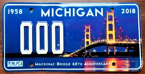 Michigan - tablica z USA