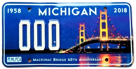 Michigan - tablica z USA