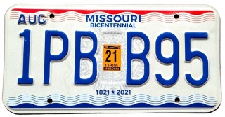Missouri 2021 - tablica USA
