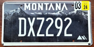 Montana 2024 - tablica z USA