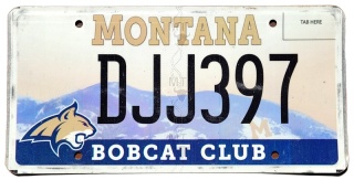 Montana - tablica z USA