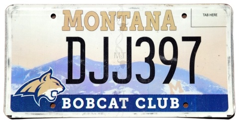 Montana - tablica z USA