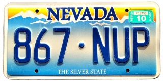 Nevada 2004 - tablica z USA