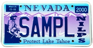 Nevada - SAMPLE - tablica z USA