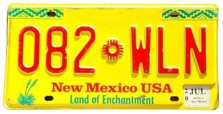 New Mexico 2020 - tablica z USA