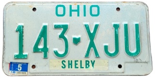 Ohio 1991 - tablica z USA