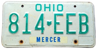 Ohio - tablica z USA