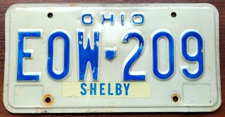 Ohio - tablica z USA