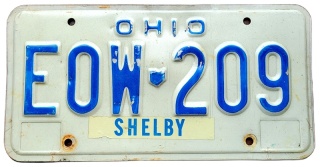 Ohio - tablica z USA