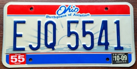 Ohio 2009 - tablica z USA