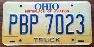 Ohio - tablica z USA