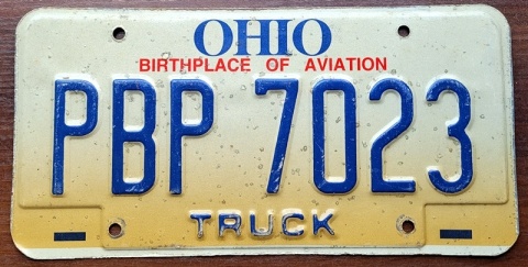 Ohio - tablica z USA