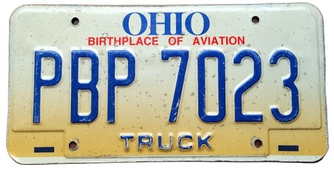 Ohio - tablica z USA
