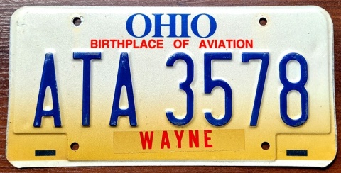 Ohio - tablica z USA