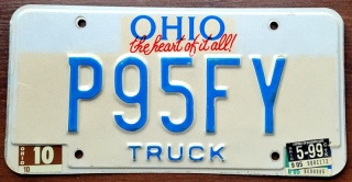 Ohio 1999 - tablica z USA