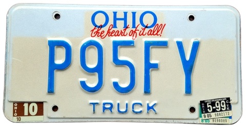 Ohio 1999 - tablica z USA