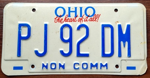 Ohio - tablica z USA