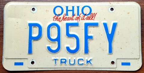 Ohio - tablica z USA