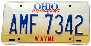 Ohio - tablica z USA