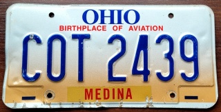 Ohio - tablica z USA
