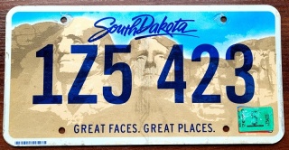 South Dakota 2023 - tablica z USA