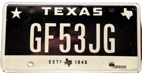 Texas - rzadki wzór
