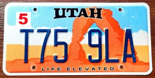 Utah - tablica z USA