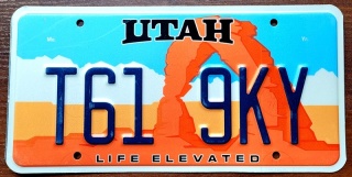 Utah - tablica z USA
