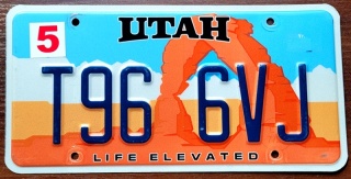 Utah - tablica z USA