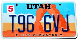 Utah - tablica z USA