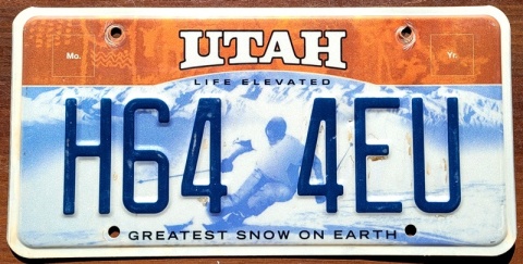 Utah - tablica z USA