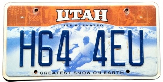 Utah - tablica z USA