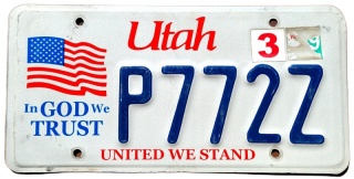 Utah - tablica z USA