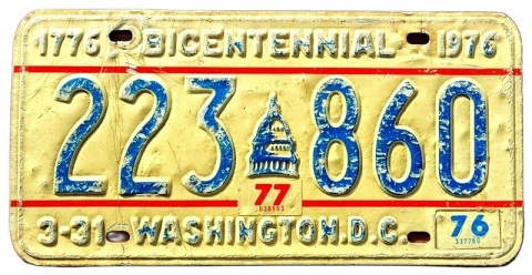 Washington DC 1976