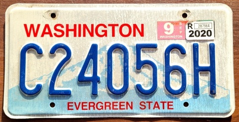 Washington 2020 - tablica z USA