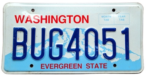 Washington - tablica z USA