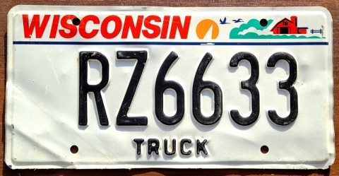 Wisconsin - tablica z USA