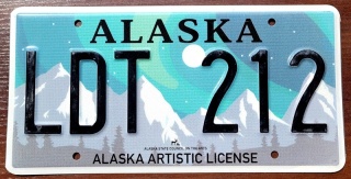 Alaska - tablica z USA