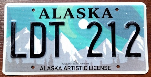 Alaska - tablica z USA