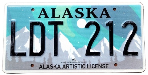 Alaska - tablica z USA