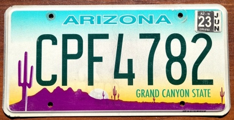 Arizona 2023 - tblica z USA