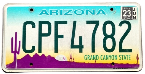 Arizona 2023 - tblica z USA