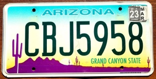 Arizona 2023 - tblica z USA