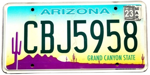 Arizona 2023 - tblica z USA