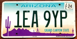 Arizona 2024 - tblica z USA