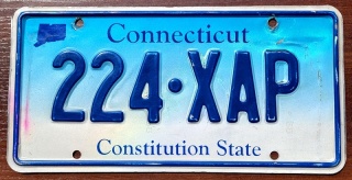 Connecticut - tablica z USA