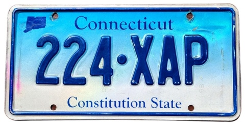 Connecticut - tablica z USA