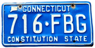 Connecticut - tablica z USA