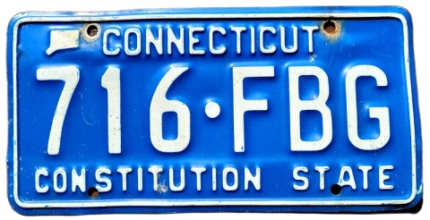Connecticut - tablica z USA